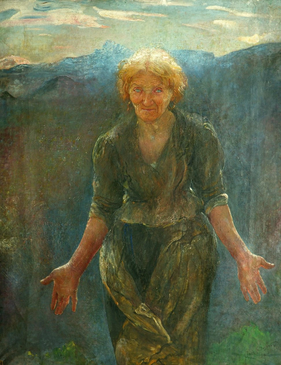 Annie Louise Swynnerton - Il tramonto del sole, Manchester Art Gallery